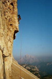 Az "Alpenliebe" (IX) nyitása a Nyugati-zinnére